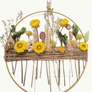 Handcrafted Dried Flower Wall Art