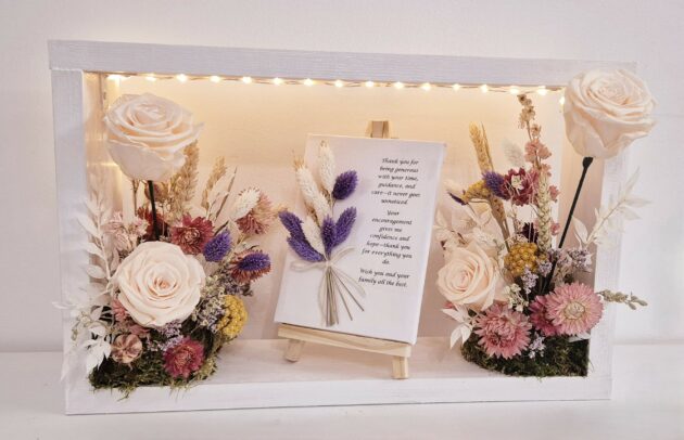Dried Flower Display Case – Timeless Elegance Meets Personal Keepsakes