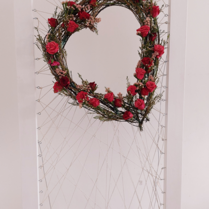 Romantic Heart Floral Backdrop – Bespoke Event & Wedding Décor